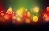 朦胧灯光闪烁背景图片