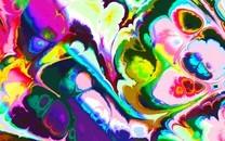 简约设计混乱彩色背景图片