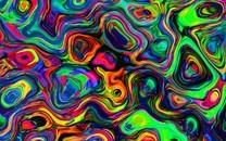 简约设计混乱彩色背景图片