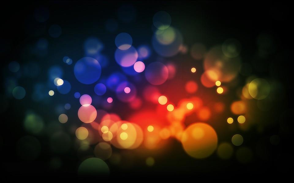 朦胧灯光闪烁背景图片2