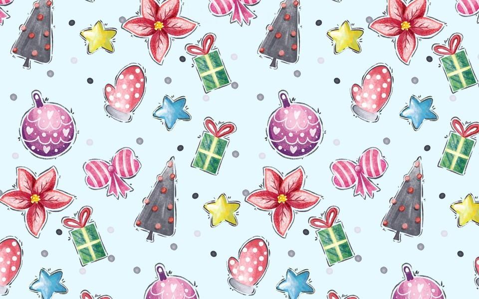 圣诞卡通背景图片