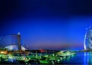 迪拜城市风光宽屏图片