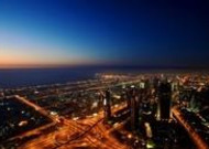 迪拜城市风光宽屏图片