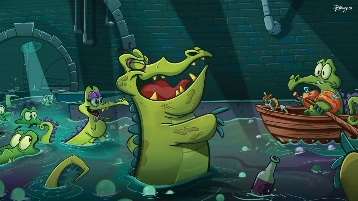 鳄鱼爱洗澡(鳄鱼爱冲凉)游戏图片