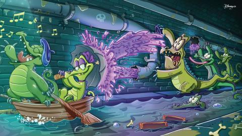 鳄鱼爱洗澡(鳄鱼爱冲凉)游戏图片