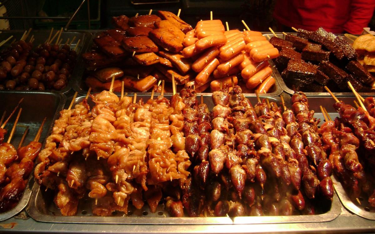 夜市香辣美食图片分享