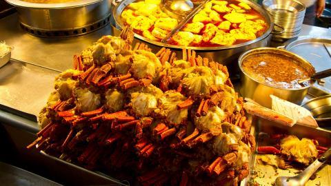 夜市香辣美食图片分享