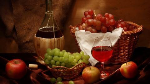 葡萄与美酒图片分享