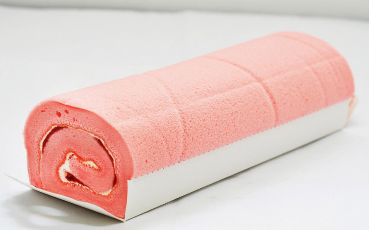 美味的瑞士卷糕点图片