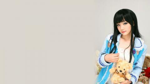 可爱的长发美女图片大全