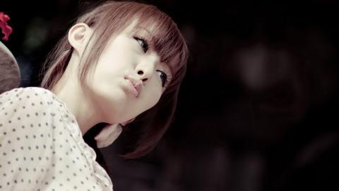 可爱的长发美女图片大全