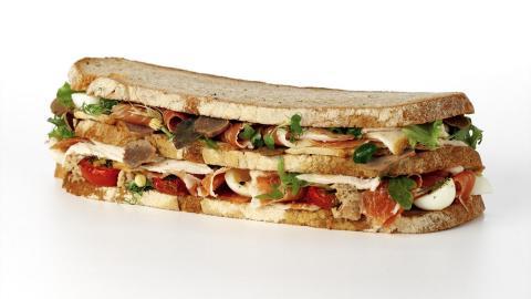 美味可口的三明治图片