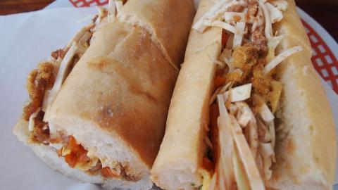 美味可口的三明治图片