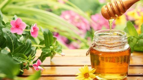 甜蜜蜜的蜂蜜图片