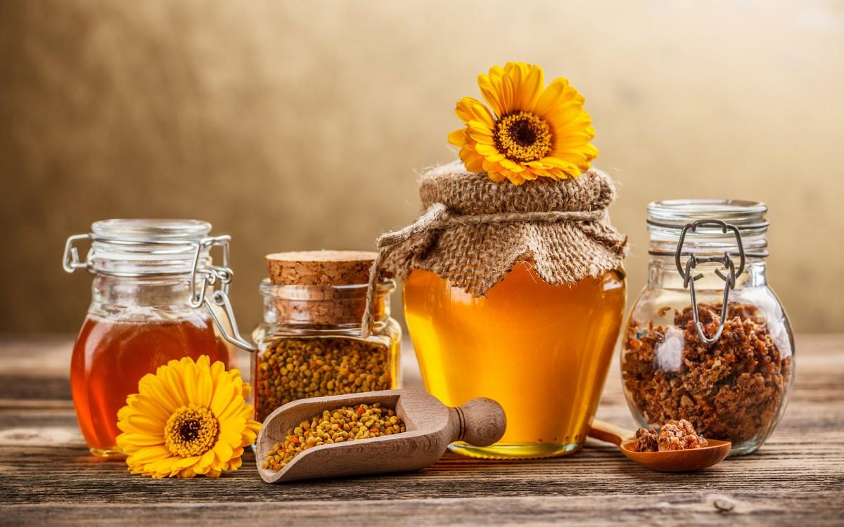 甜蜜蜜的蜂蜜图片