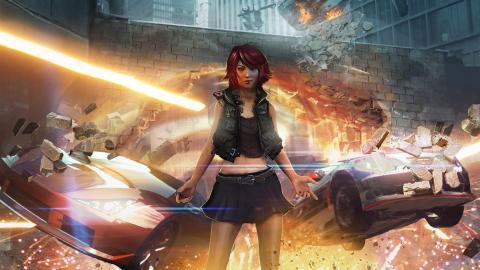 山脊赛车游戏图片