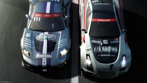 山脊赛车游戏图片