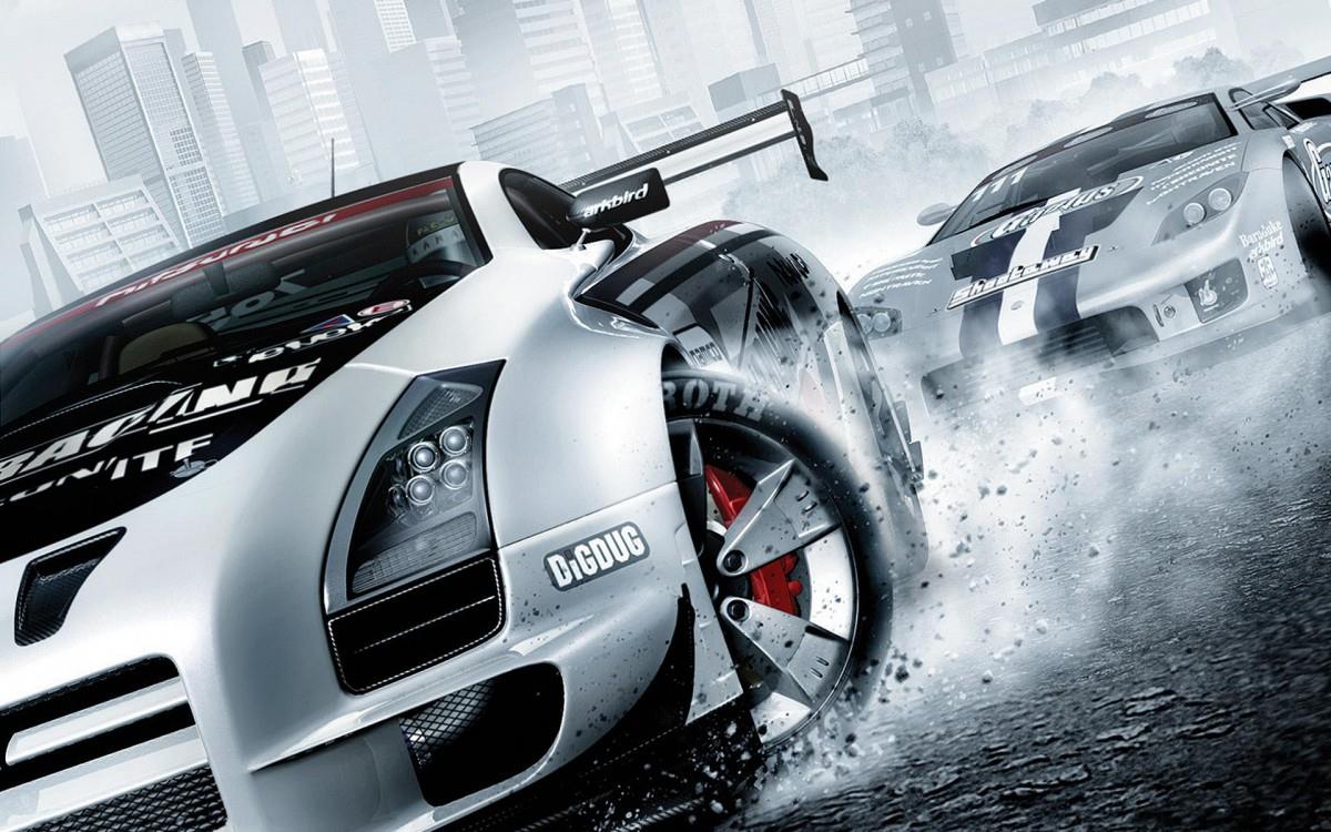 山脊赛车游戏图片