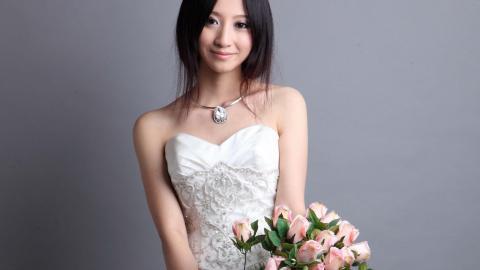 王若涵婚纱图片