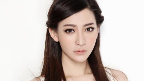 长发美女林冶图片大全