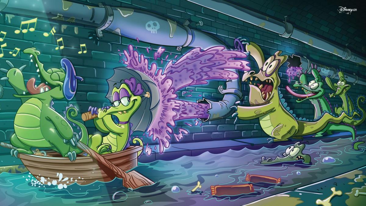 鳄鱼小顽皮爱洗澡游戏图片