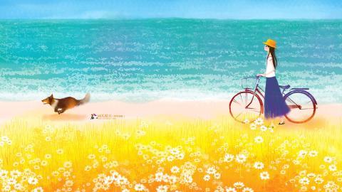 画儿晴天少女图片大全