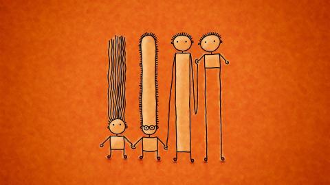 六一儿童节艺术插画图片