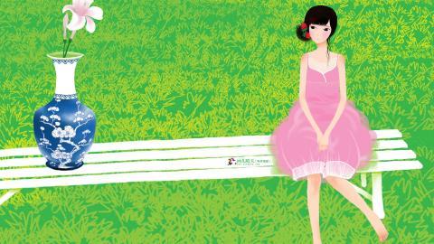 画儿晴天少女图片大全