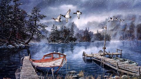 好看的水彩画图片