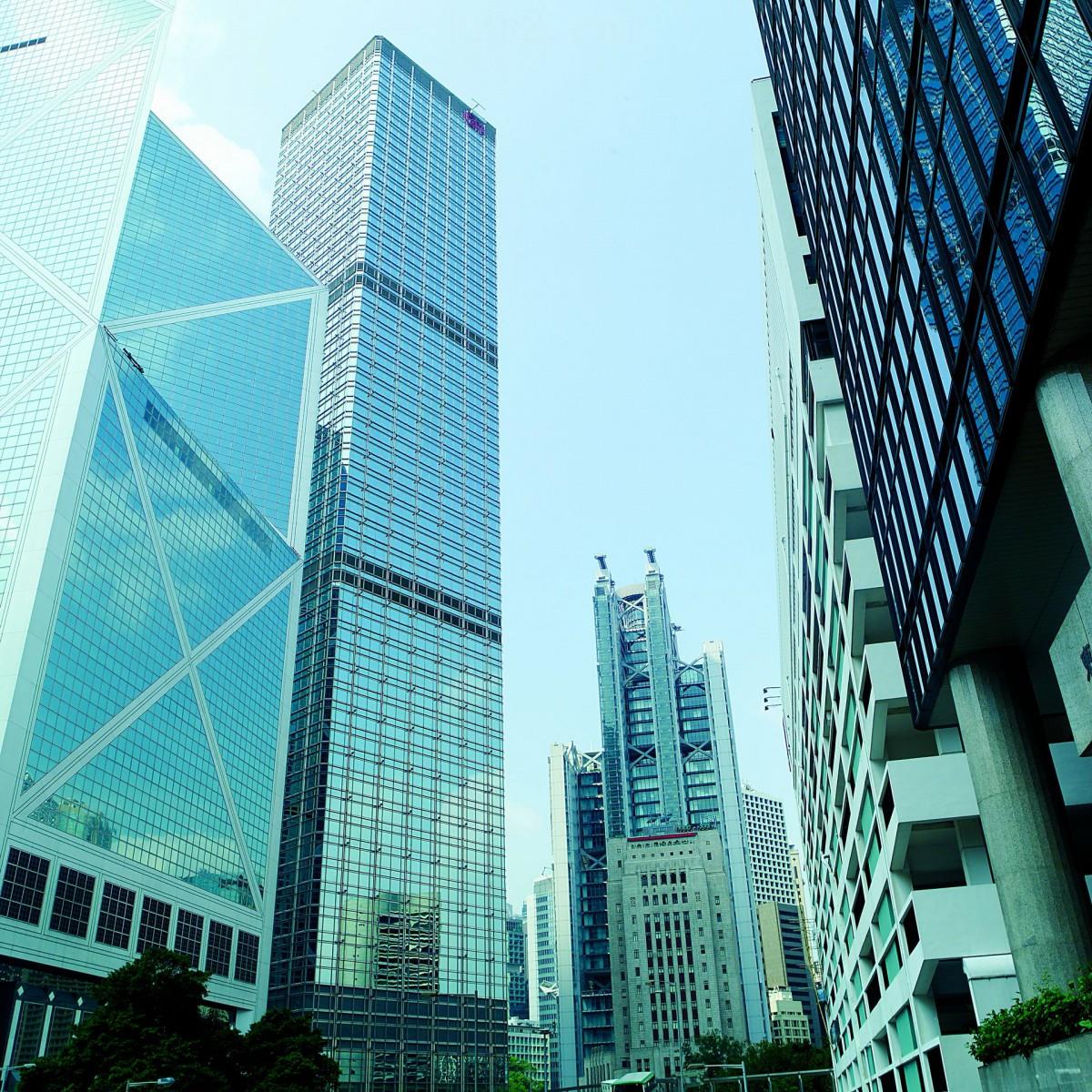 香港高楼大厦风光图片