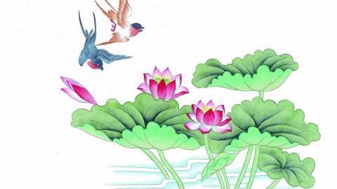 工笔花鸟画图片2