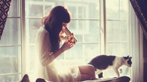 人与动物友好图片大全