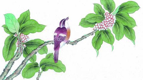 工笔花鸟画图片2