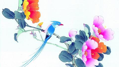 工笔花鸟画图片2
