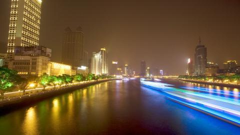 珠江夜景图片