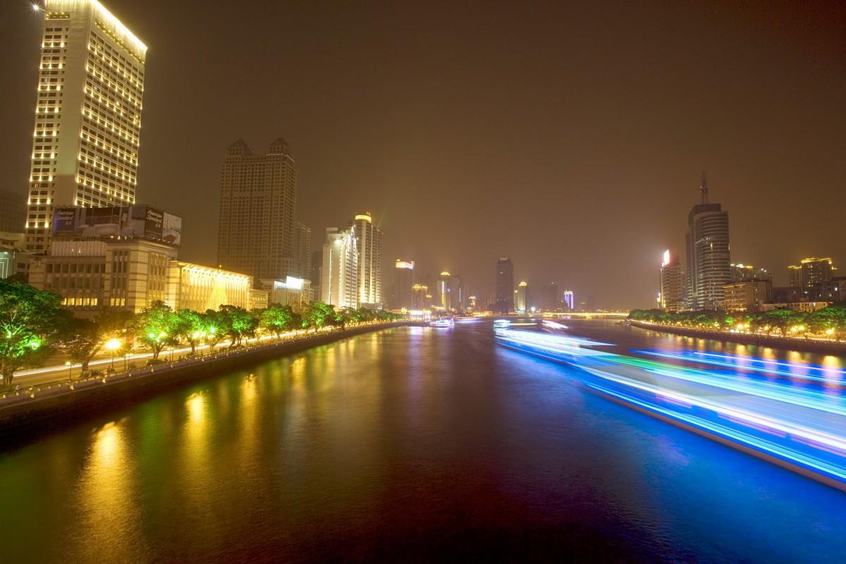 珠江夜景图片