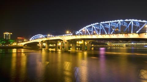 珠江夜景图片