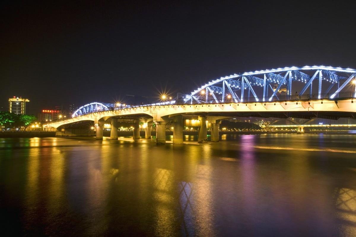 珠江夜景图片