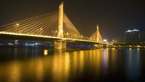 珠江夜景图片