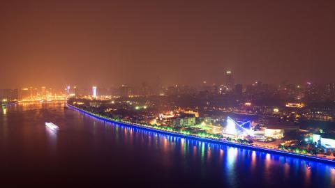珠江夜景图片