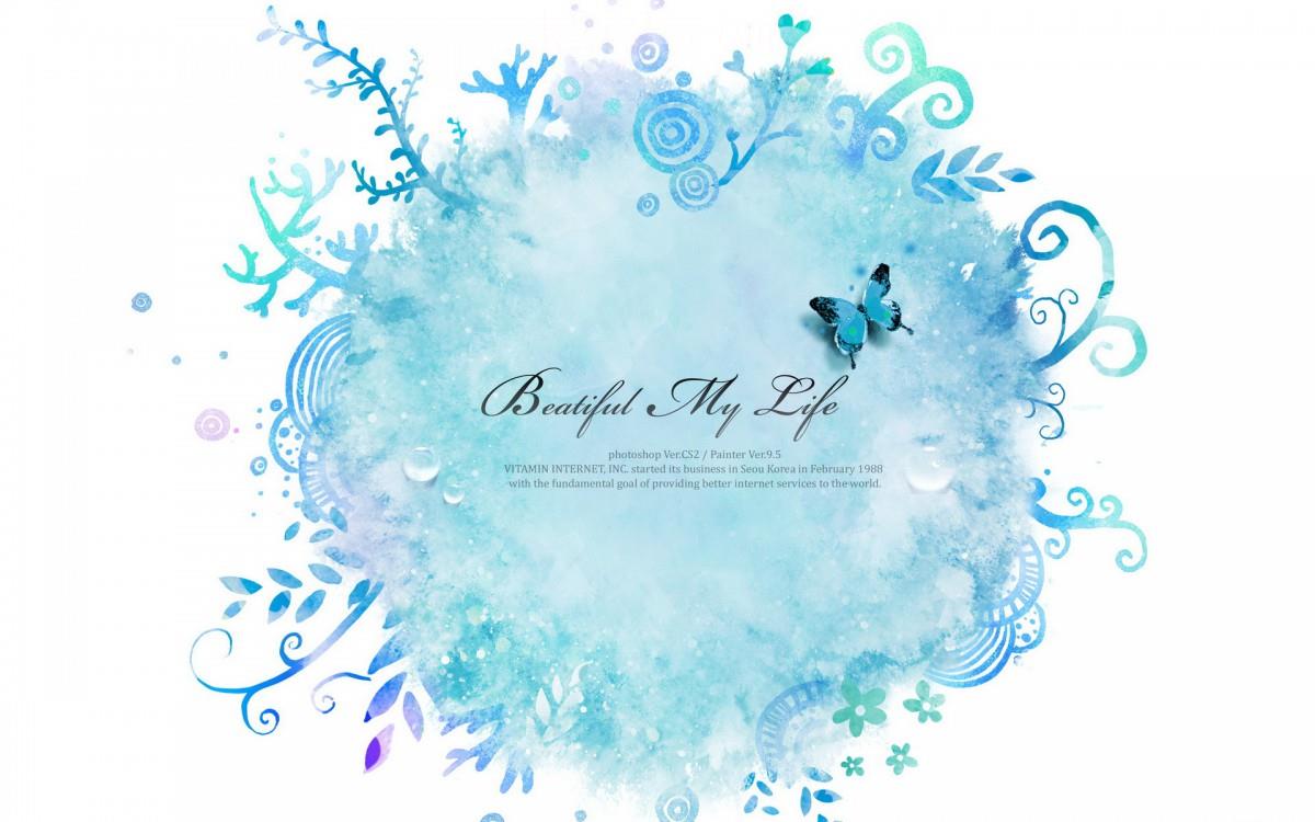 韩国手绘花朵图片大全