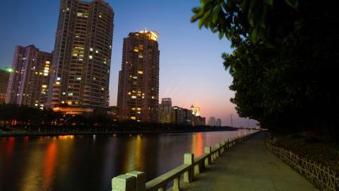 福建厦门清凉夜景图片