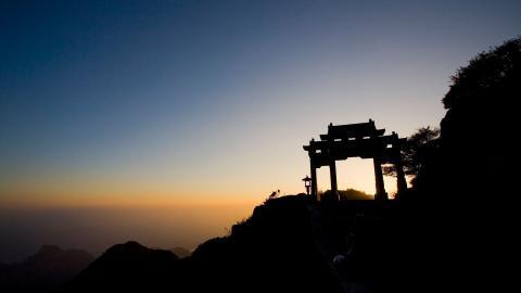 泰山日出图片大全