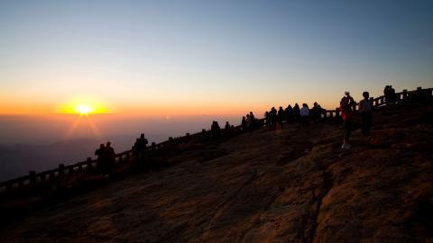 泰山日出图片大全