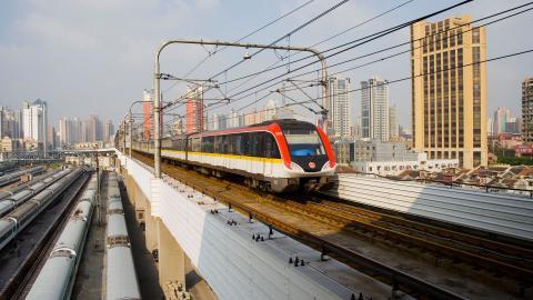 上海城市交通运输图片