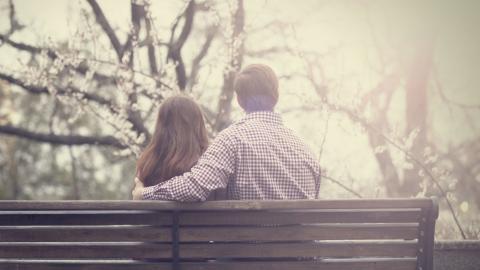 浪漫情侣背影图片大全