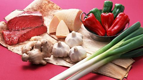 新鲜绿色健康蔬菜图片