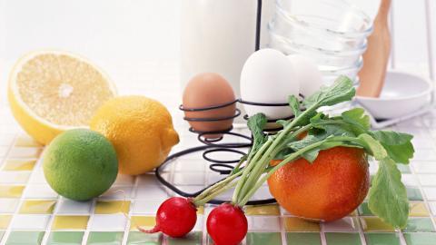 新鲜绿色健康蔬菜图片