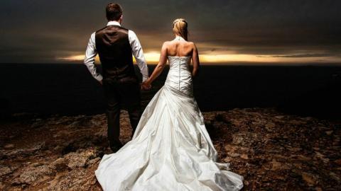 浪漫情侣背影图片大全