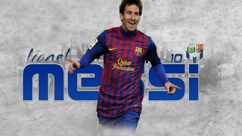 梅西足球电脑图片